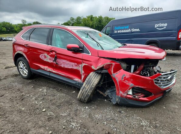 2FMPK4J93MBA05898 2021 FORD EDGE Red Delantero derecho