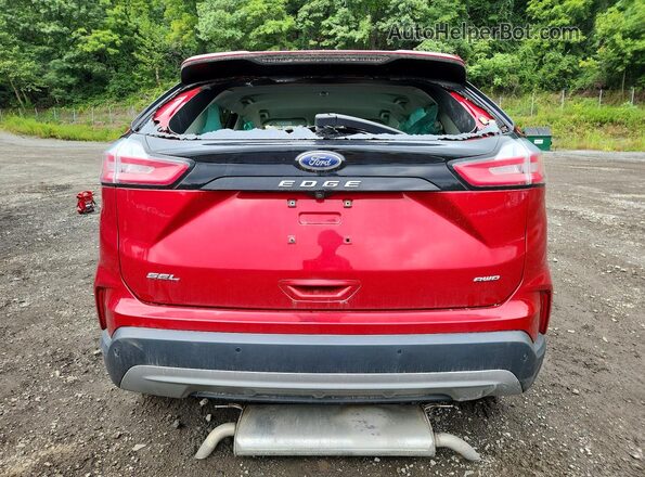 2FMPK4J93MBA05898 2021 FORD EDGE Red Vista trasera
