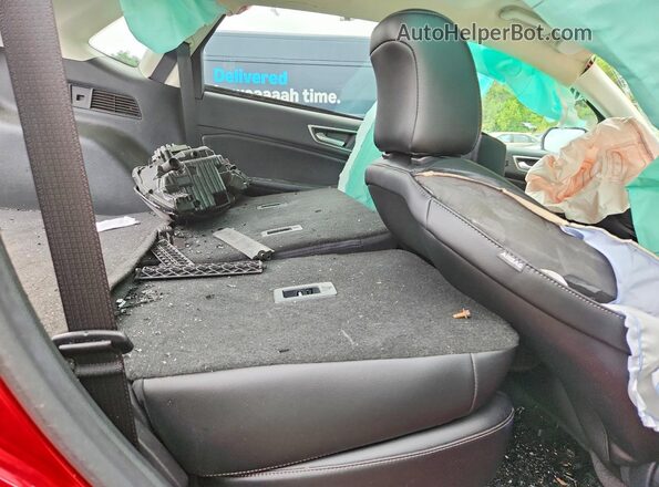 2FMPK4J93MBA05898 2021 FORD EDGE Red Vista de los asientos traseros