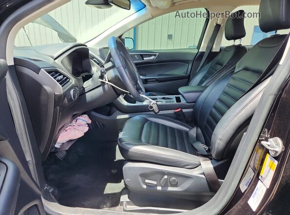 2FMPK4J93NBA11816 2022 FORD EDGE Black Widok wnętrza z przodu