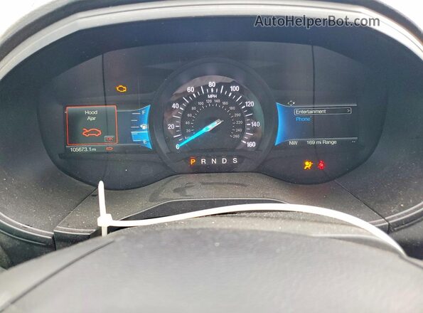 2FMPK4J93PBA24231 2023 FORD EDGE Black Вид щитка приладів