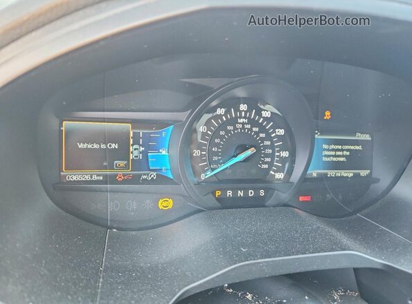 2FMPK4J93PBA39943 2023 FORD EDGE Gray Vista del cuadro de instrumentos