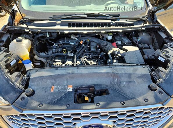 2FMPK4J93PBA39943 2023 FORD EDGE Gray Vista del compartimento del motor