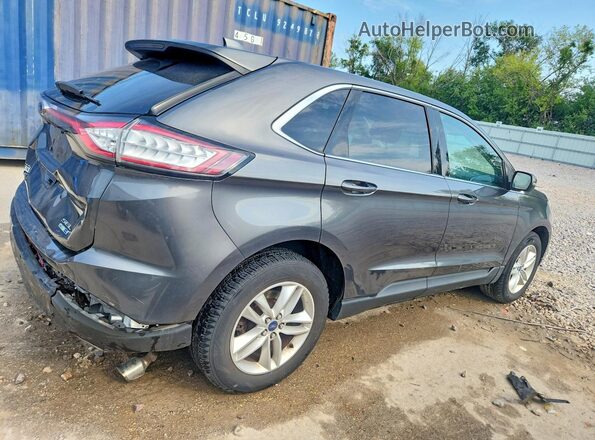 2FMPK4J94HBC30112 2017 FORD EDGE Серый Задняя правая четверть