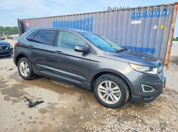 2FMPK4J94HBC30112 2017 FORD EDGE Серый Передняя правая четверть