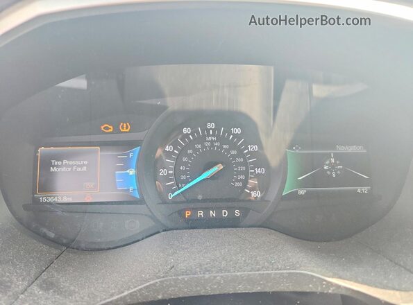 2FMPK4J94HBC30112 2017 FORD EDGE Серый Вид щитка приборов