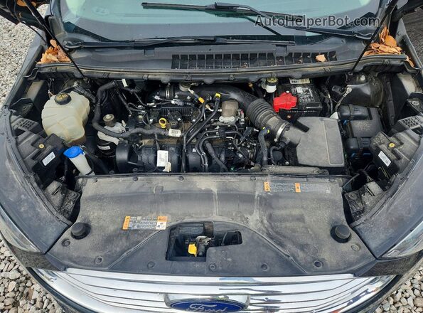2FMPK4J94KBC00518 2019 FORD EDGE Black Widok komory silnika