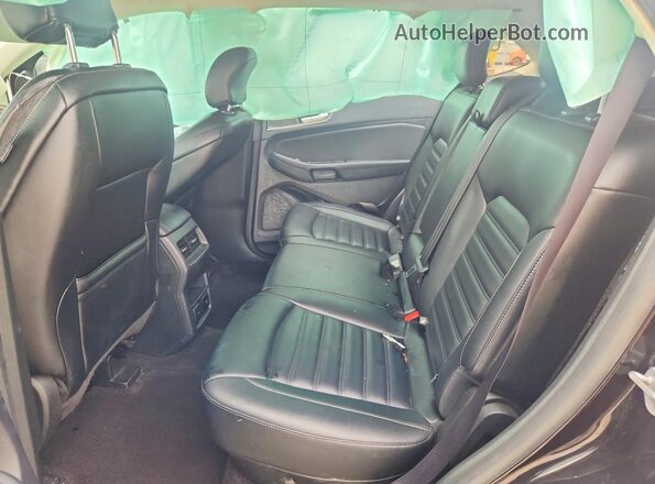 2FMPK4J94KBC00518 2019 FORD EDGE Black Widok wnętrza z tyłu