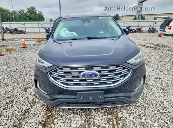 2FMPK4J94KBC00518 2019 FORD EDGE Black Widok z przodu