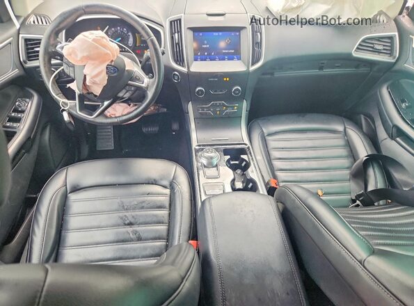2FMPK4J94KBC00518 2019 FORD EDGE Black Widok deski rozdzielczej
