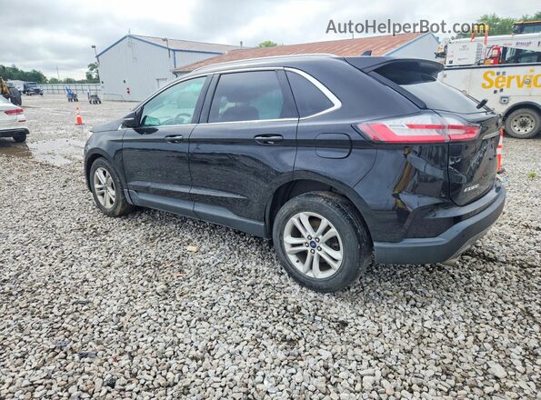 2FMPK4J94KBC00518 2019 FORD EDGE Black Tył lewy