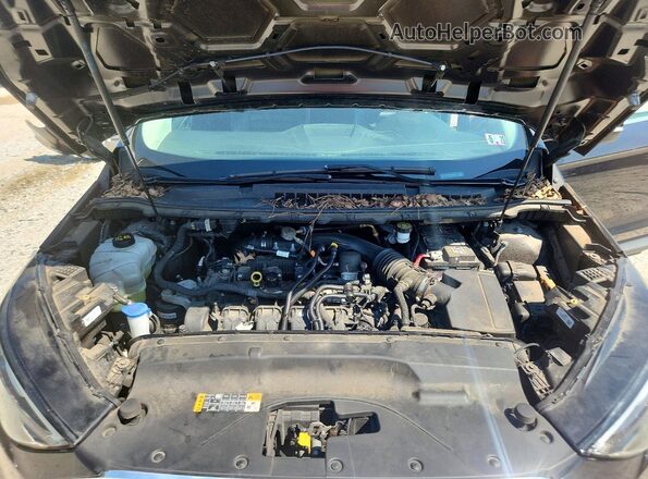 2FMPK4J94LBA58897 2020 FORD EDGE Black Widok komory silnika