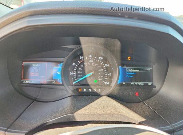 2FMPK4J94PBA25937 2023 FORD EDGE Серый Вид щитка приборов