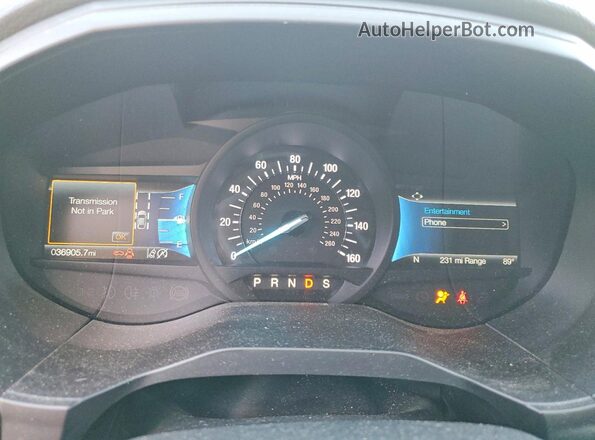 2FMPK4J94RBA44829 2024 FORD EDGE Бордовый Вид щитка приборов