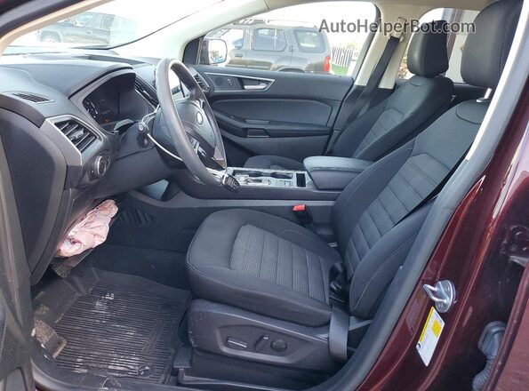 2FMPK4J94RBA44829 2024 FORD EDGE Бордовый Вид салона спереди