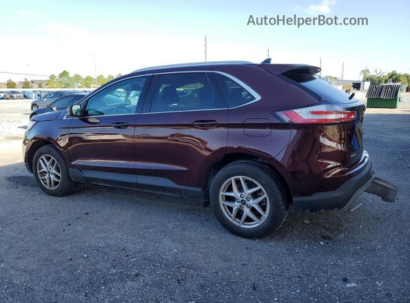 2FMPK4J94RBA44829 2024 FORD EDGE Бордовый Задняя левая четверть