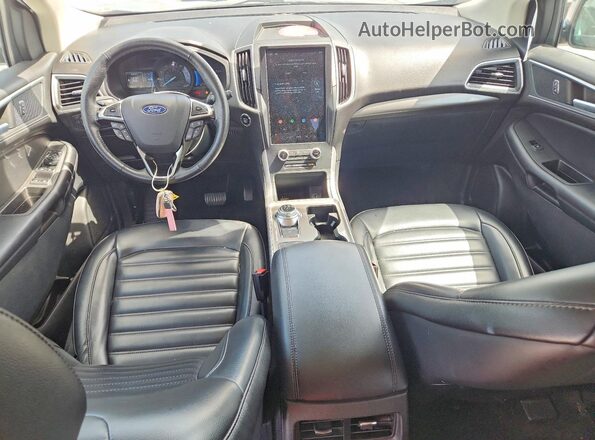 2FMPK4J94RBA95165 2024 FORD EDGE Серебряный Вид панели приборов