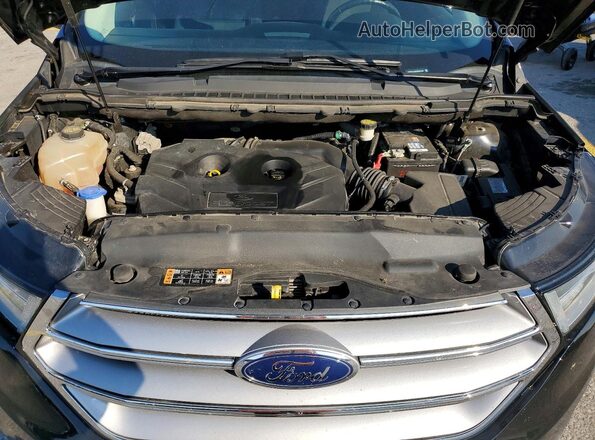 2FMPK4J95HBB85150 2017 FORD EDGE Black Вид підкапотного простору