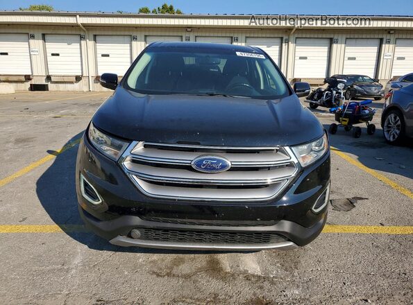 2FMPK4J95HBB85150 2017 FORD EDGE Black Вид спереду