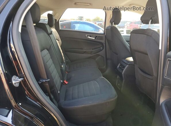 2FMPK4J95HBB85150 2017 FORD EDGE Black Вид задньої частини салону