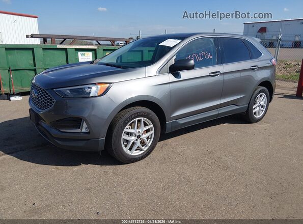 2FMPK4J95PBA10248 2023 FORD EDGE Gray Vista tres cuartos delantera izquierda