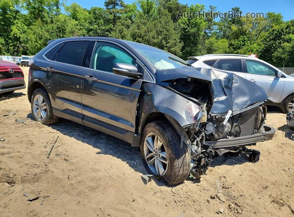 2FMPK4J96HBB25703 2017 FORD EDGE Gray Delantero derecho