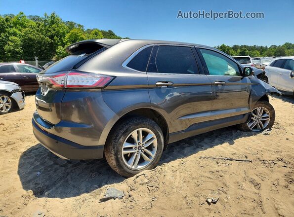 2FMPK4J96HBB25703 2017 FORD EDGE Gray Trasero derecho
