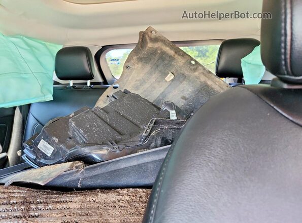 2FMPK4J96HBB25703 2017 FORD EDGE Gray Vista de los asientos traseros