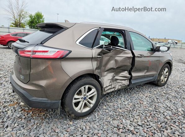 2FMPK4J96KBC54063 2019 FORD EDGE Brown Հետևի աջ