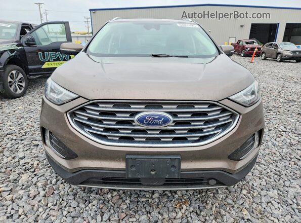 2FMPK4J96KBC54063 2019 FORD EDGE Brown Դիմացի տեսք