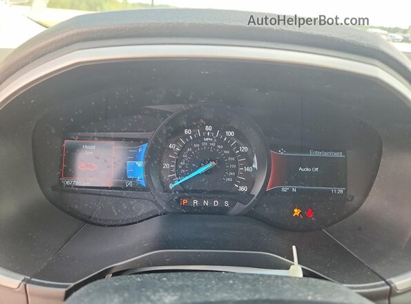 2FMPK4J96LBA09541 2020 FORD EDGE Белый Вид щитка приборов