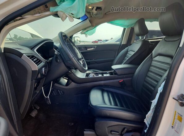 2FMPK4J96LBA09541 2020 FORD EDGE Белый Вид салона спереди