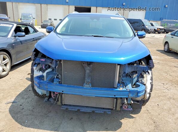2FMPK4J96LBA25450 2020 FORD EDGE Blue Front view