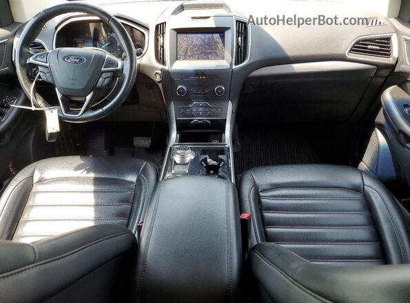 2FMPK4J96LBA25450 2020 FORD EDGE Blue Dashboard view
