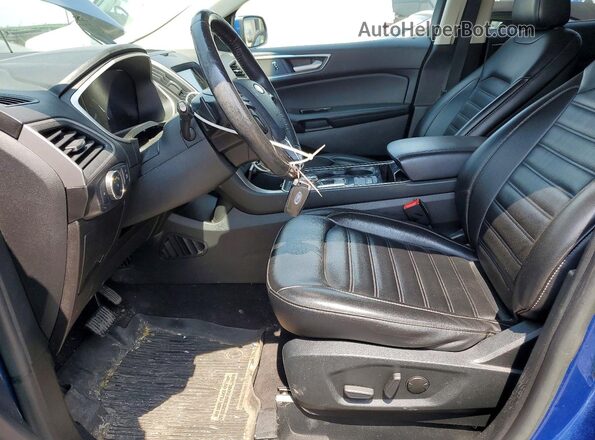2FMPK4J96LBA25450 2020 FORD EDGE Blue Front interior view