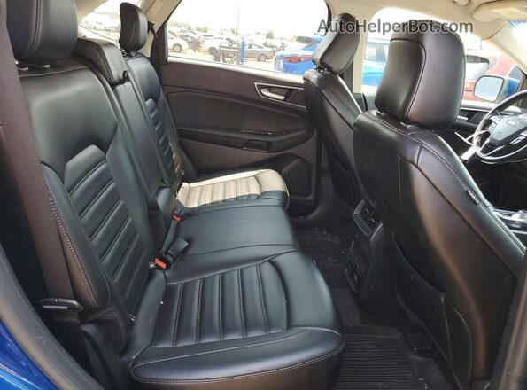 2FMPK4J96LBA25450 2020 FORD EDGE Blue Rear interior view