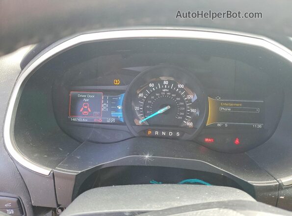 2FMPK4J96LBA25772 2020 FORD EDGE White ხელსაწყოთა პანელის ხედი