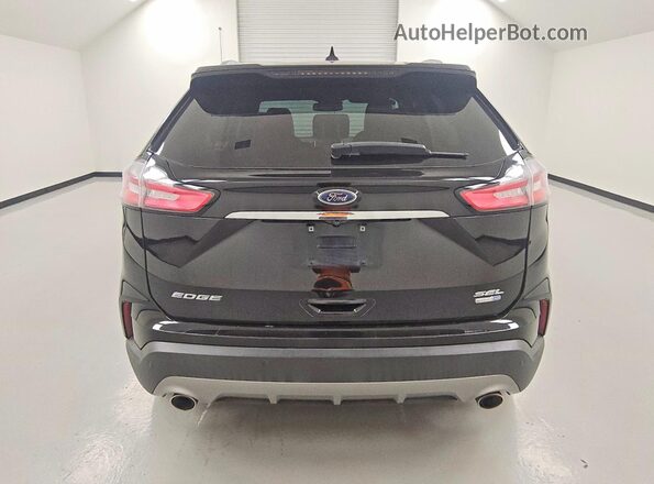 2FMPK4J96LBB37911 2020 FORD EDGE Black Вид ззаду
