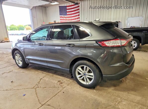 2FMPK4J97GBB17074 2016 FORD EDGE Black Rear left
