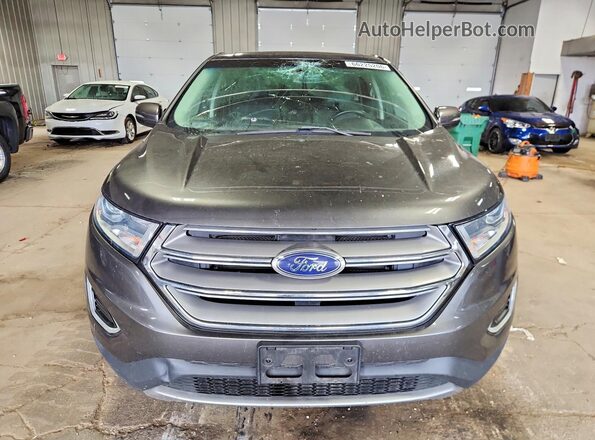 2FMPK4J97GBB17074 2016 FORD EDGE Black Front view