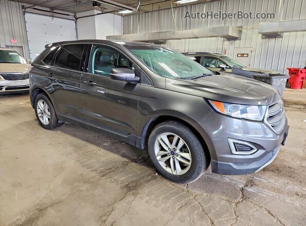2FMPK4J97GBB17074 2016 FORD EDGE Black Front right