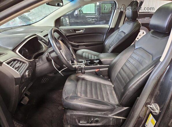 2FMPK4J97GBB17074 2016 FORD EDGE Black Front interior view