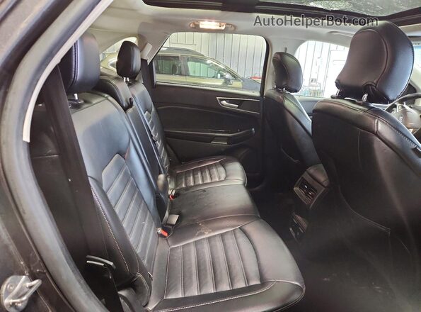 2FMPK4J97GBB17074 2016 FORD EDGE Black Rear interior view
