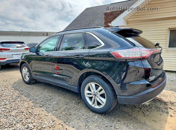 2FMPK4J97GBB75007 2016 FORD EDGE Black უკანა მარცხენა
