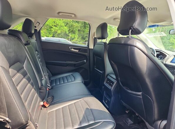 2FMPK4J97GBB75007 2016 FORD EDGE Black უკანა სალონის ხედი
