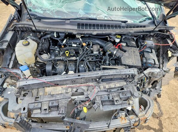 2FMPK4J97LBA26123 2020 FORD EDGE Gray Vista del compartimento del motor