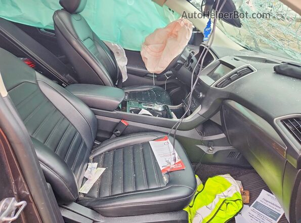 2FMPK4J97LBA26123 2020 FORD EDGE Gray Vista interior delantera