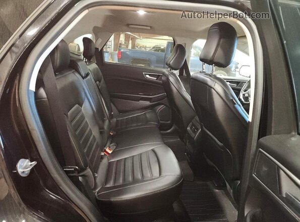 2FMPK4J97LBB10457 2020 FORD EDGE Black Widok wnętrza z tyłu