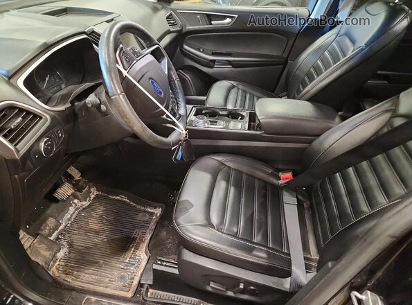 2FMPK4J97LBB10457 2020 FORD EDGE Black Widok wnętrza z przodu