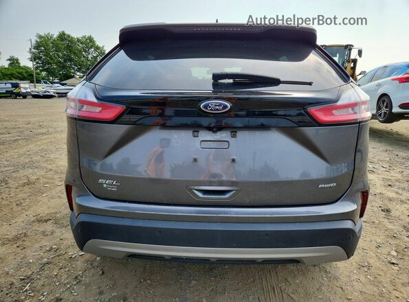 2FMPK4J97NBA34225 2022 FORD EDGE Gray უკანა ხედი